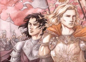 Elven warriors illustration
